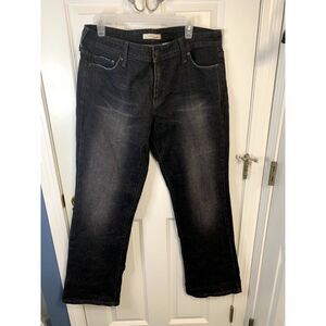 Levi's 545 Low Bootcut Black Jeans Size 16M